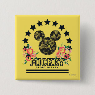 Macaron Carré 5 Cm Mickey tendance   Athlétisme