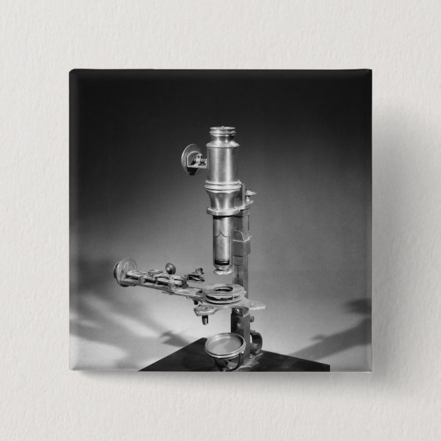 Macaron Carré 5 Cm Microscope (Devant)