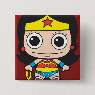 Macaron Carré 5 Cm Mini Wonder Woman
