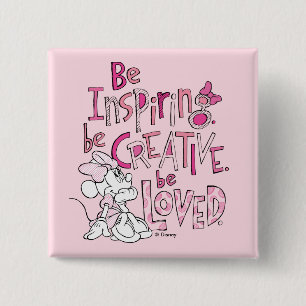 Macaron Carré 5 Cm Minnie   Être inspirant