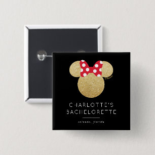 Macaron Carré 5 Cm Minnie Mouse Bachelorette