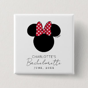 Macaron Carré 5 Cm Minnie Mouse Bachelorette