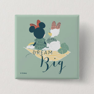 Macaron Carré 5 Cm Minnie Mouse & Daisy Duck   Rêve Grand