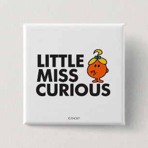 Macaron Carré 5 Cm Miss Curious   Black Lettering