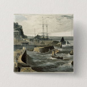 Macaron Carré 5 Cm Mivagissey, les Cornouailles, du volume VIII 'd'un