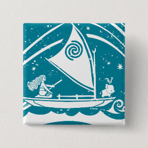 Macaron Carré 5 Cm Moana   Lecteur d'étoiles