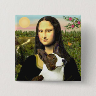 Macaron Carré 5 Cm Mona Lisa - Cardigan Welsh Corgi