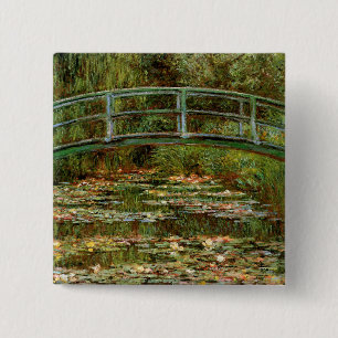 Macaron Carré 5 Cm Monet Pont Japonais de Giverny