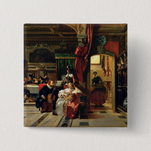 Macaron Carré 5 Cm Monsieur Anthony van Dyck à Londres, 1837
