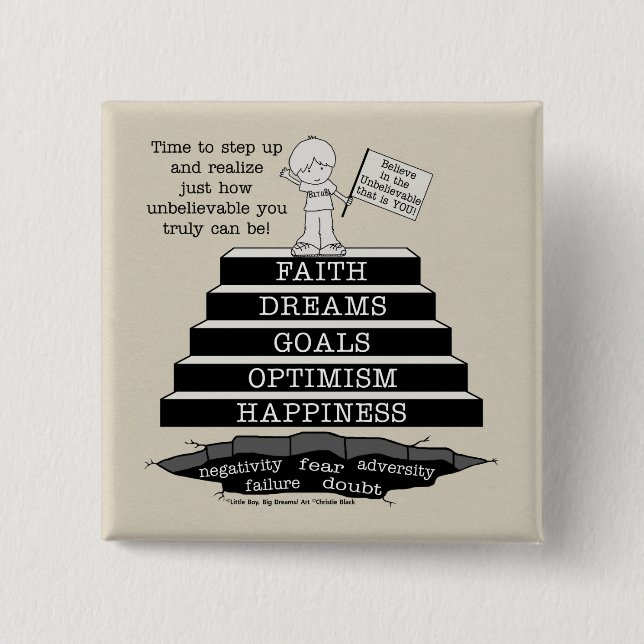 Macaron Carré 5 Cm Monter (Devant)