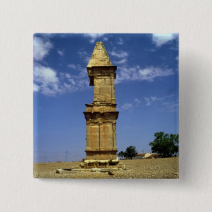 Macaron Carré 5 Cm Monument de guerre Punic, 3ème-2ème siècle AVAN
