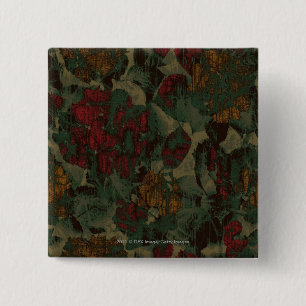 Macaron Carré 5 Cm Motif coloré de camouflage de fleur