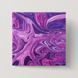 Macaron Carré 5 Cm Motif d'art Galaxy