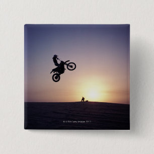 Macaron Carré 5 Cm Motocycliste