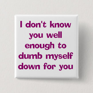 Macaron Carré 5 Cm Muet boutonnez vers le bas