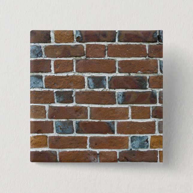 MACARON CARRÉ 5 CM MUR BRICKS (Devant)