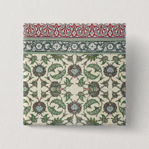 Macaron Carré 5 Cm Murez les tuiles de la mosquée de Cheykhoun, de