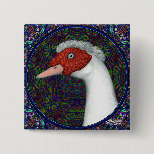 Macaron Carré 5 Cm Muscovy Duck Head