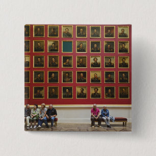 Macaron Carré 5 Cm Musée de l'Ermitage, salle 197, Galerie de la guer