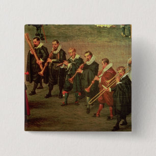 Macaron Carré 5 Cm Musiciens