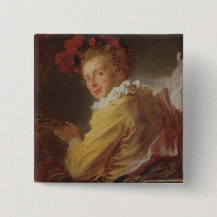 Macaron Carré 5 Cm Musique, un portrait de Monsieur de la Breteche