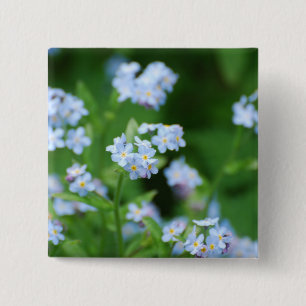 Macaron Carré 5 Cm Myosotis des marais
