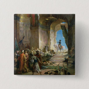 Macaron Carré 5 Cm Napoleon Bonaparte dans la mosquée grande au Cair