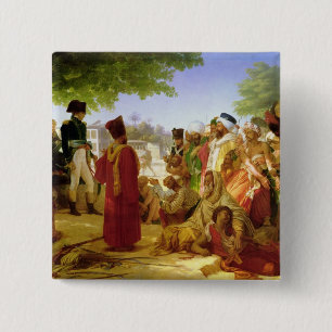 Macaron Carré 5 Cm Napoleon Bonaparte pardonnant les rebelles