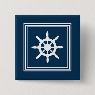 Macaron Carré 5 Cm Nautical design