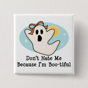 Macaron Carré 5 Cm Ne me détestez pas puisque je suis bouton de