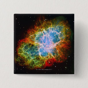 Macaron Carré 5 Cm Nebula du crabe