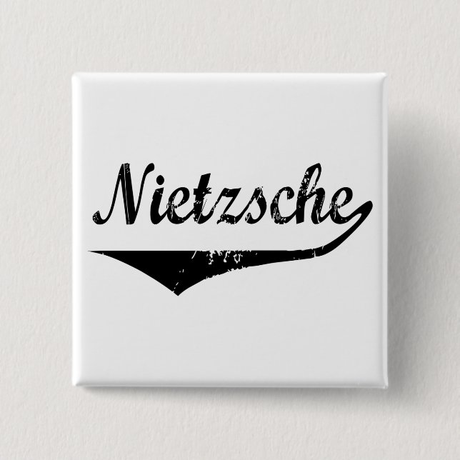 Macaron Carré 5 Cm Nietzsche (Devant)