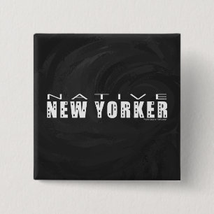Macaron Carré 5 Cm Noir natif de New York