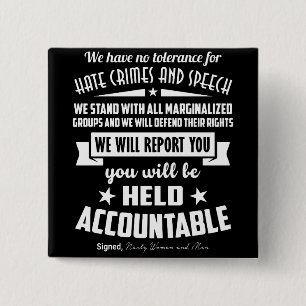 Macaron Carré 5 Cm Nous n'avons aucune tolérance pour le bouton de