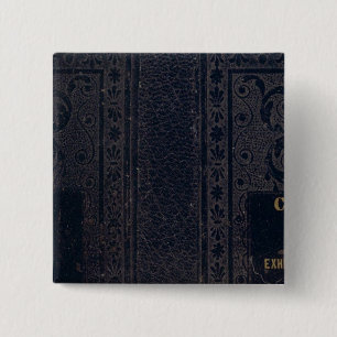 Macaron Carré 5 Cm Nouvelle carte de l'état de l'Illinois 3