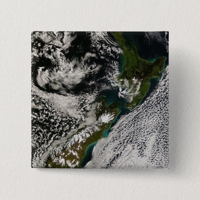 Macaron Carré 5 Cm Nouvelle-Zélande 5 (Devant)