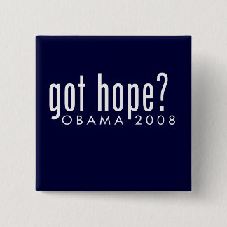 Macaron Carré 5 Cm Obama a obtenu le bouton d'espoir
