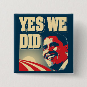 Macaron Carré 5 Cm Obama oui que nous nous sommes boutonné