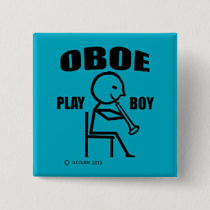 Macaron Carré 5 Cm Oboe Play Boy