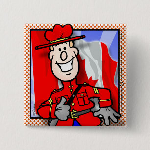 Macaron Carré 5 Cm Oh Canada EH !