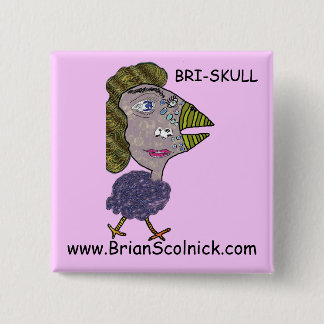 Macaron Carré 5 Cm oiseau