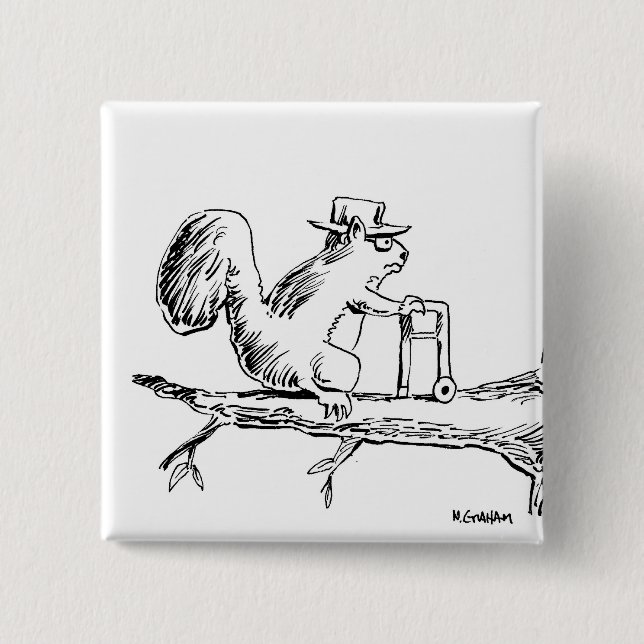 MACARON CARRÉ 5 CM OLDSQUIRREL, GETTING LE LONG (Devant)