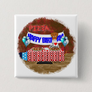 Macaron Carré 5 Cm Oliver la loutre a 6 ans ! Joyeux anniversaire