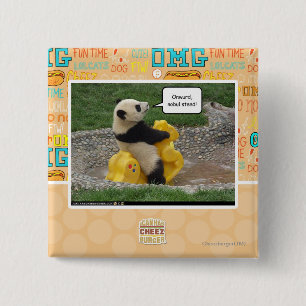 Macaron Carré 5 Cm Onwurd, coursier de nobul !