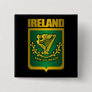 Macaron Carré 5 Cm Or "Erin Go Bragh"