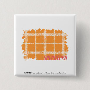 Macaron Carré 5 Cm Orange 3 de plaid
