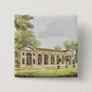 Macaron Carré 5 Cm Orangerie, Kew fait du jardinage, plaque 11 des
