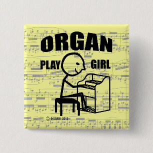 Macaron Carré 5 Cm Organ Play Girl