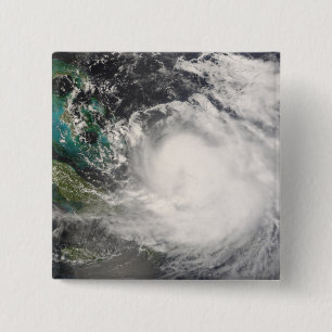 Macaron Carré 5 Cm Ouragan Hanna au-dessus des Bahamas