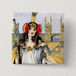 Macaron Carré 5 Cm "Ozma of Oz" de John R Neill